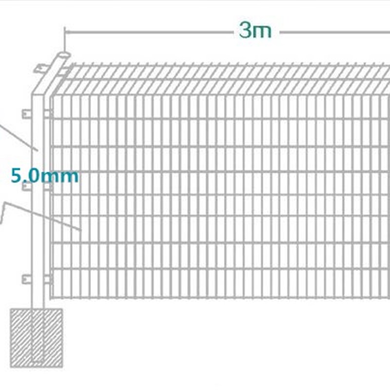 铁丝网防护网隔离网双边t丝护栏网果园围栏网养殖网高速公路护栏