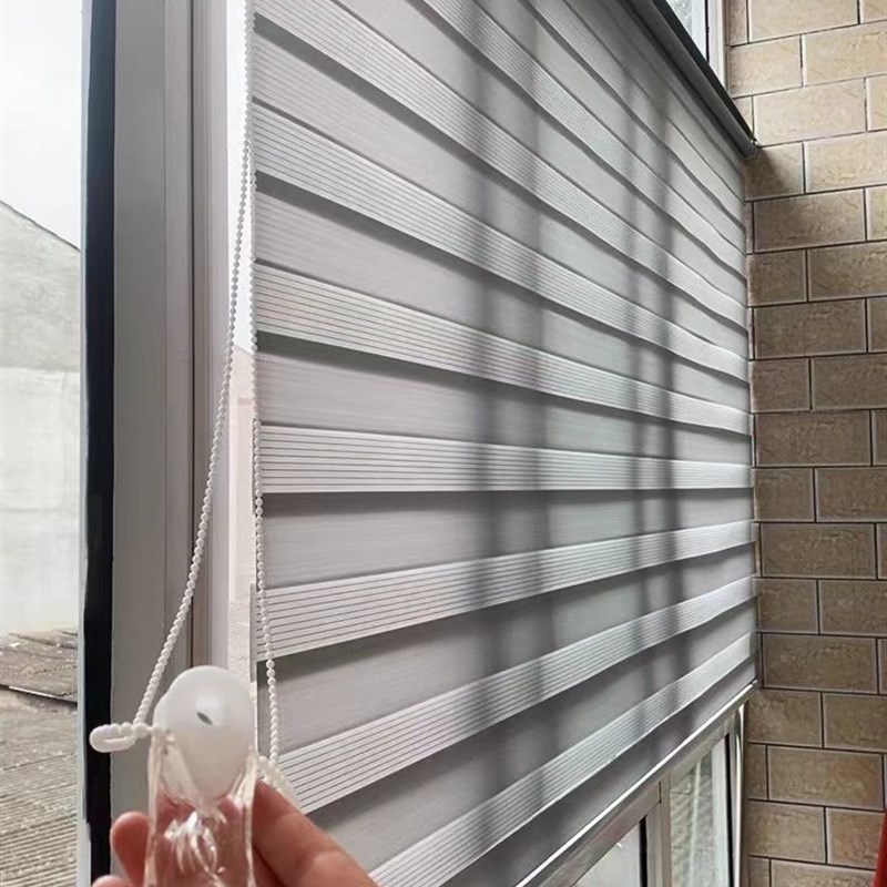 2022新款免打孔百叶帘卫生间卷帘厨房办公室窗R帘遮阳卷拉式柔纱