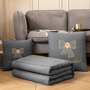 摺叠汽车抱枕被子k两用二合一车载靠垫枕头被办公室沙发午睡空调