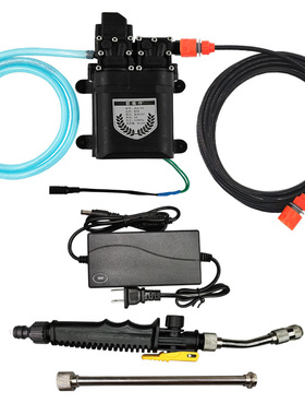 家用高压220伏空调清洗机智能便z携110v冲洗车水枪变频水泵洗车房