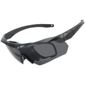 单位2.0射击训练护目r镜防暴防破片防雾镜片 防暴四镜片风镜眼镜