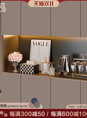 玄关入户门收纳摆件创意酒柜客厅桌面家居装饰品R乔迁新居礼品礼