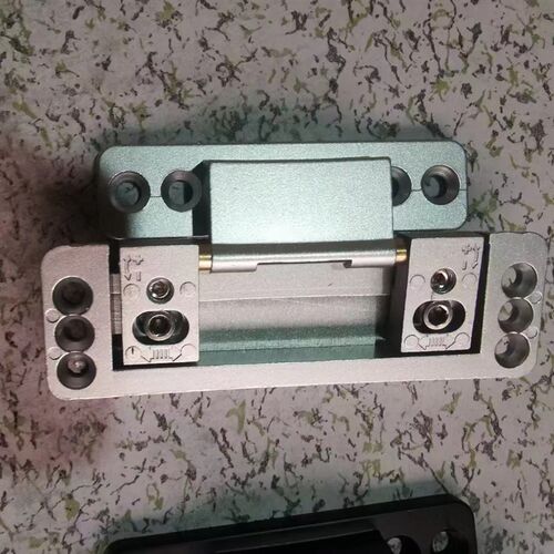 隐形门铰链窄边玻璃门铝木门隐框门无框门侧隐二U维可调暗藏合页