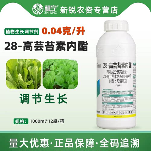 28高芸苔素内酯0.04克/升植物生长调节剂促细胞分裂延长促进生根