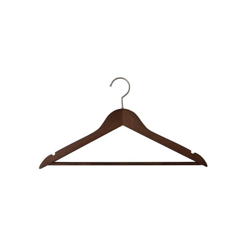 梵瀚 实木衣架家用挂衣无痕防肩角卧室衣N柜衣帽间收纳防滑衣撑