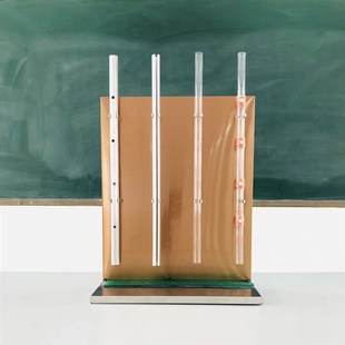 楞次定律电磁阻尼对比铝管开C缝塑料线圈Ied发光电流