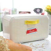 加厚烤漆c镀锌铁口罩箱面包收纳储物罐糖果茶叶食品密封杂粮储物