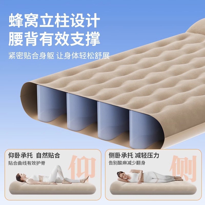 德国自动充气车载床垫轿s车汽车后排睡垫车上睡觉神器车内可折叠