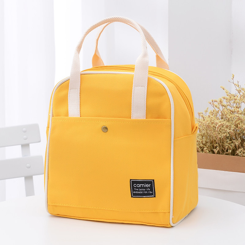 饭盒保温袋加厚帆布手提s袋大容量日式便当包学生上班族带饭包餐,收纳整理,饭盒袋,淘宝优惠券,粉丝福利购,淘宝优惠卷