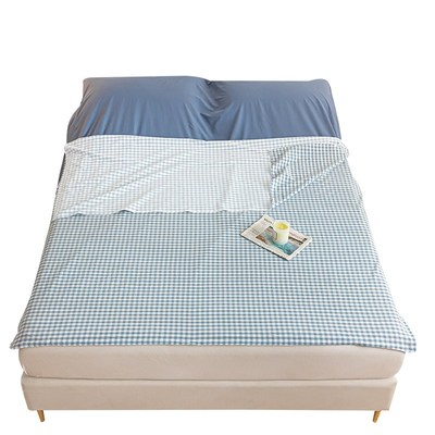 纯棉酒店a隔脏睡袋全棉旅行床单被套罩四件套出差旅游便携式旅睡