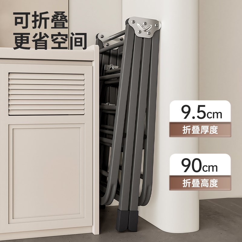 顺艺落地折叠晾衣架阳台家用x落地式户外防风凉衣杆简易架晒被子