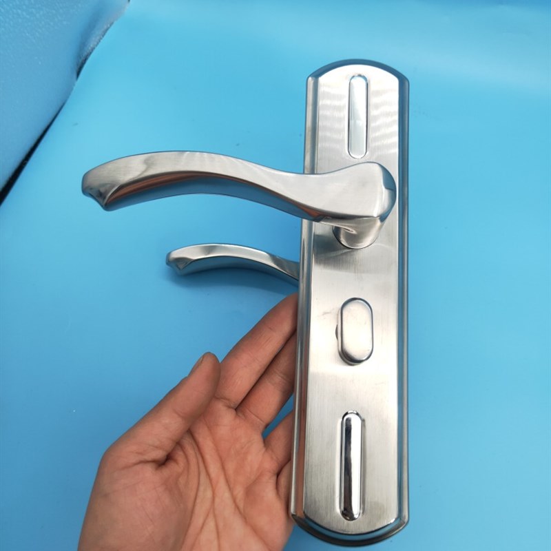 掌柜推荐升c级款单舌门锁可调室内锁不锈钢单舌执手柄实木门房间