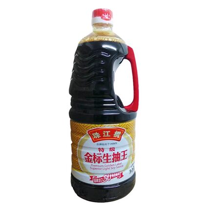 多省包邮珠江桥牌特级金标生抽王1.9L*6 珠江桥金标生抽畅销多国