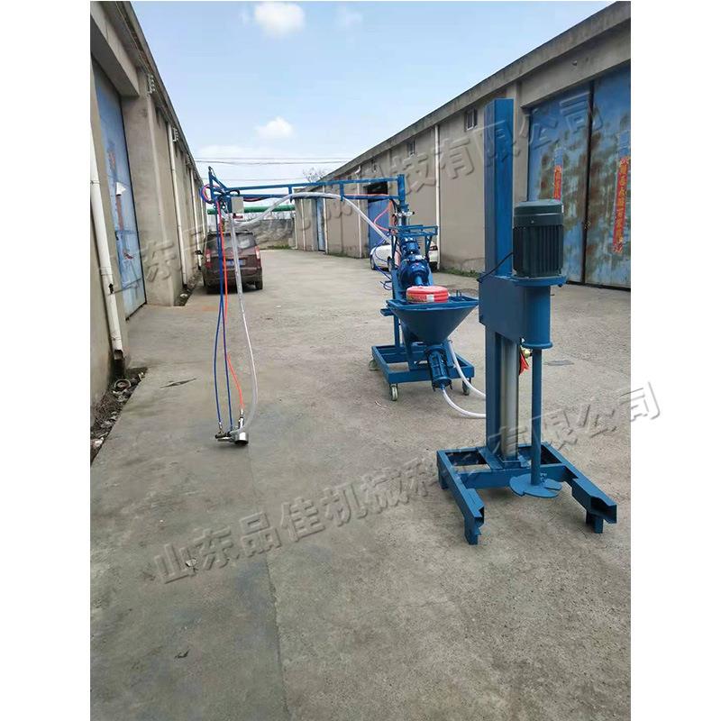 螺杆式GR机C喷浆机 璃建筑业用湿式维水泥喷涂 GRC玻纤丝喷浆设备