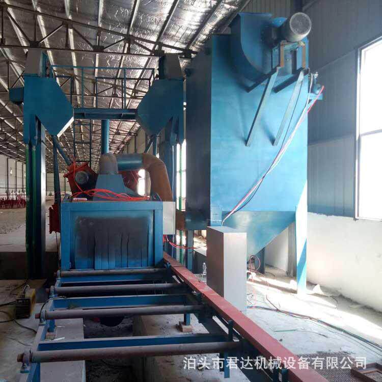 供应通丸过式抛DZ-69B15机 暧气片 型工字钢材抛丸强化通过式抛丸