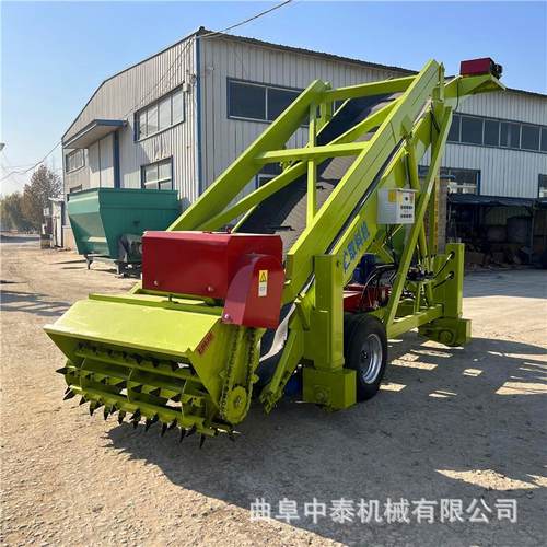 区草池扒料取草机养牛场自走牧式四取料机养殖区料移动刮GVJ草上