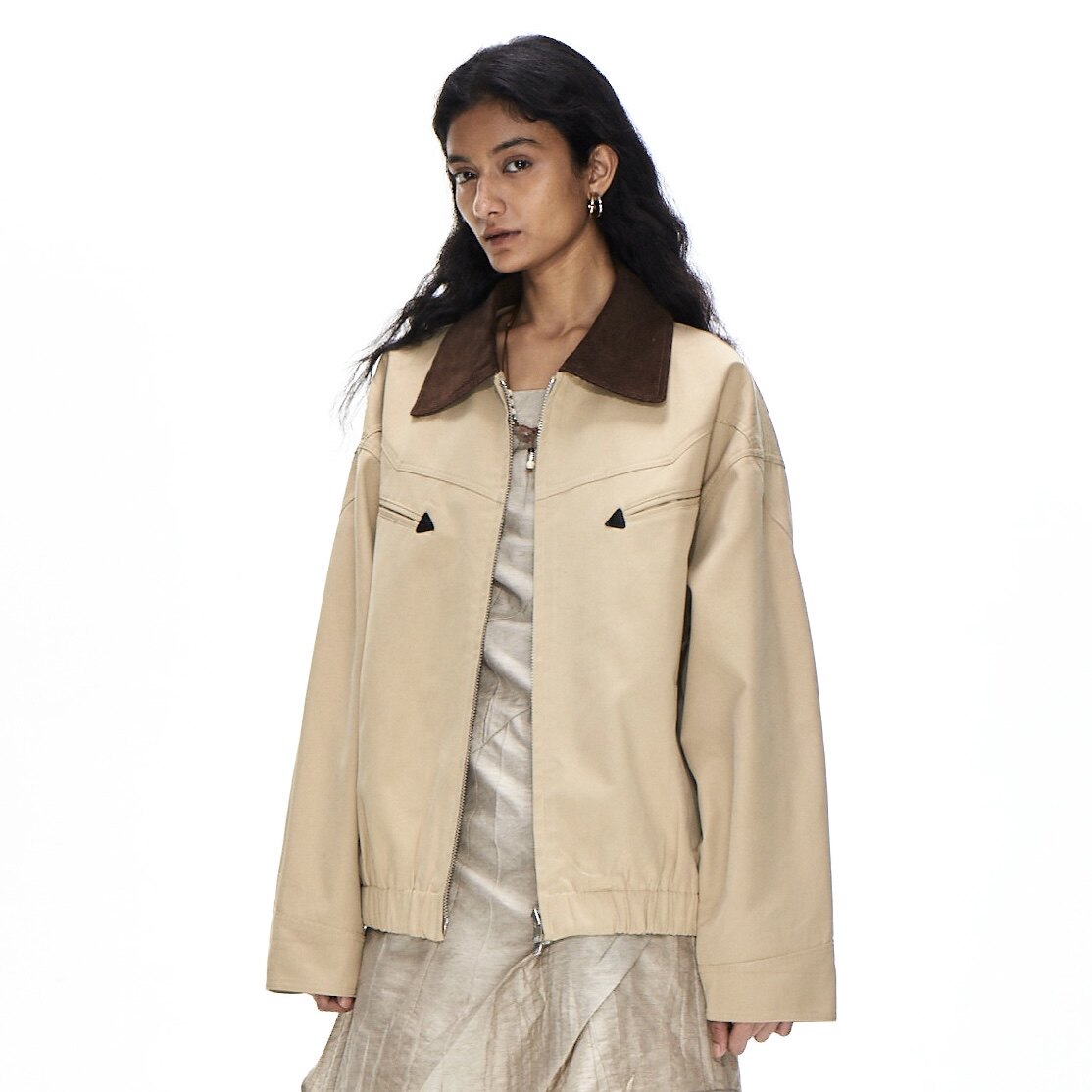 ACOSEY设计感工装夹克外套男女