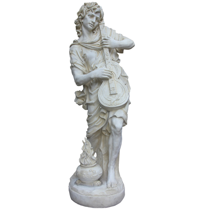 乐器仕女人物雕塑花园景观大型落地G摆件户外天使装饰艺术品雕像