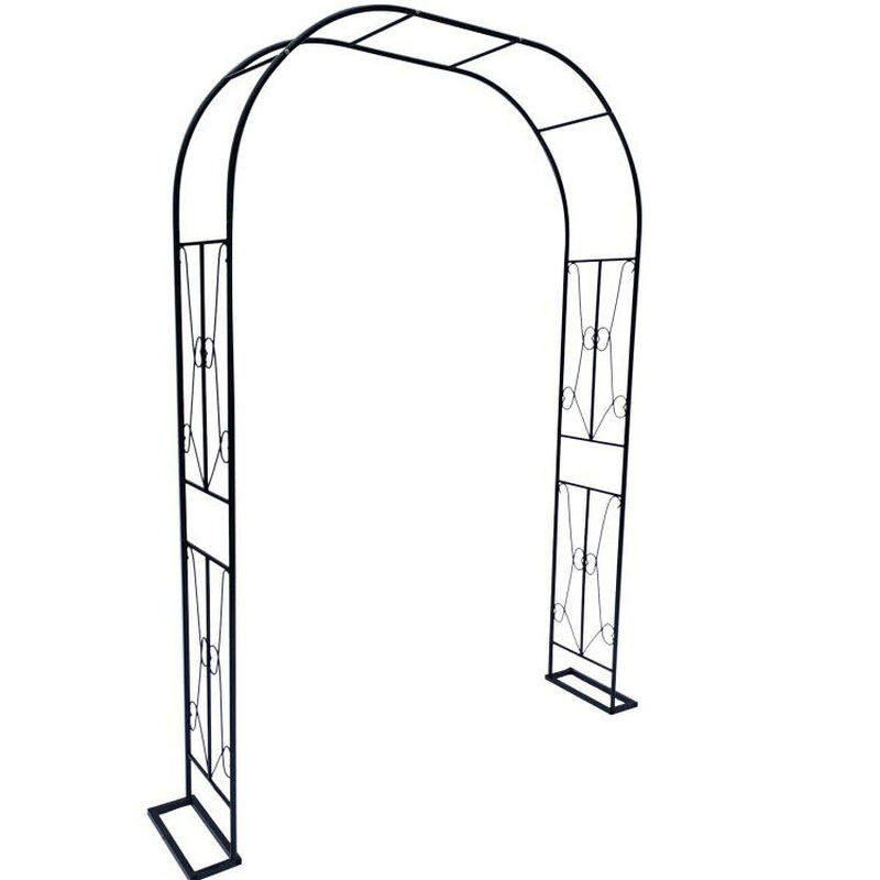 爬藤架欧式拱形花架月季植物花支架藤架牵K引铁线莲爬藤架户外拱