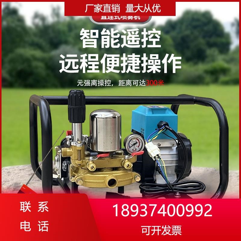 电动农用高压打药机遥控家用农药果园大功率220V喷药48WV60V喷雾
