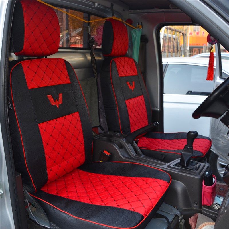 五菱荣光新卡座套小卡之光双排单排坐垫箱货小货S车专用全包座垫