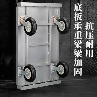 重型两用可拆平板车拉布车布匹拖车舞台板K推车拉卷材手推车搬运