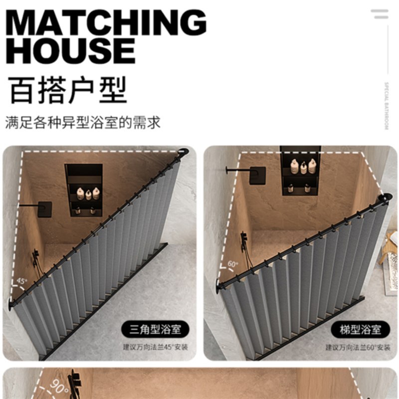 304客厅室内免钉不锈钢管子晾衣杆一根单杆室外无需X打孔悬挂式杆