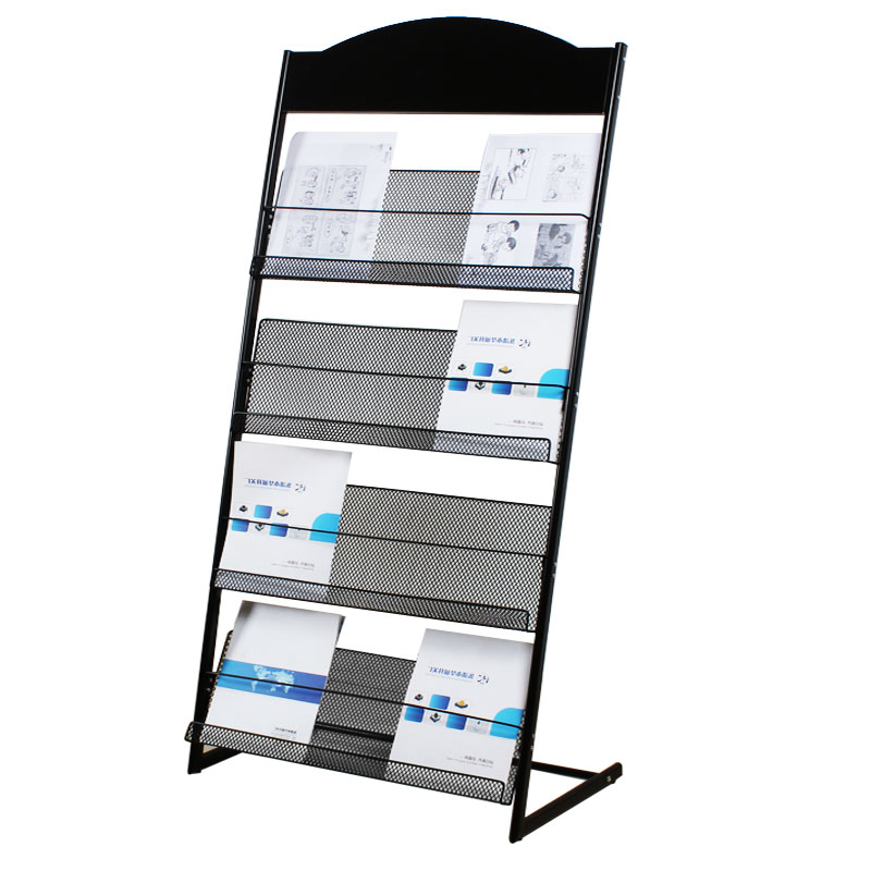 杂志架宣传资料架展示架子书报置物架单页彩页收纳落X地报纸报刊
