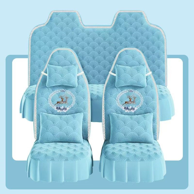 新款金彭布丁电动l四轮车电动三轮车座套坐垫套座椅套专用全包布