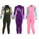 儿童游泳衣男童i女童加厚防寒保暖连体长袖 保温潜水 女孩训练冬季