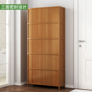 柜家用a门口有门简易窄矮一体鞋 鞋 架多层防尘入户楼道收纳置物门