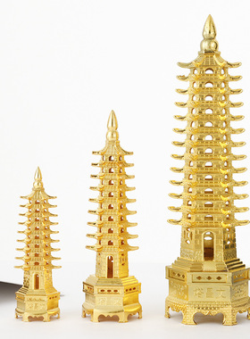 文昌塔摆件九层13层书房办公室装饰品J景区旅游工艺品收藏纪念品