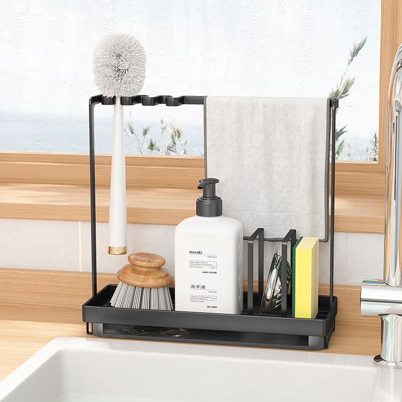 厨房抹布洗碗海绵沥水架家用台面水槽杯刷K钢丝球百洁布收纳置物,厨房/烹饪用具,抹布架/厨房清洁收纳架,淘宝优惠券,粉丝福利购,淘宝优惠卷