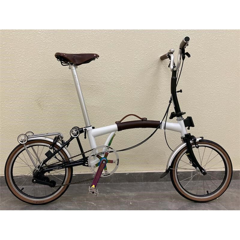 小布折叠车牛皮提车带省力便携提手拎手J复古改装配件自行车保护