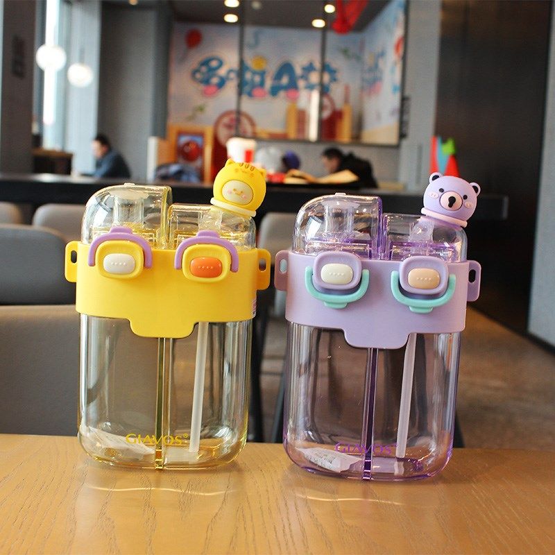 夏季吸管杯可f爱儿童女小学生幼儿园便携防摔韩版高颜值塑料水杯,餐饮具,随手杯,淘宝优惠券,粉丝福利购,淘宝优惠卷