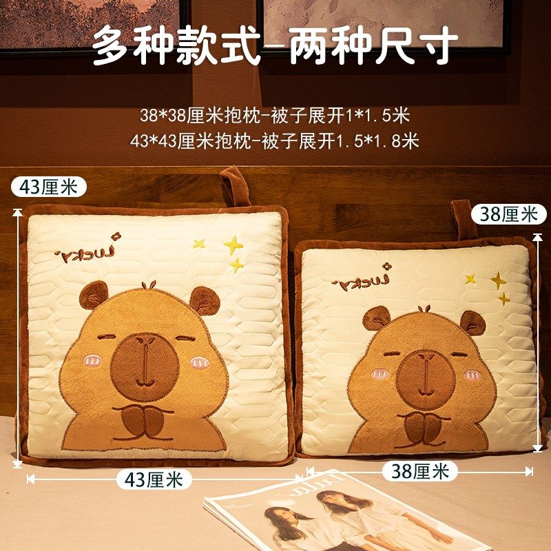 乳胶抱枕被子两用加厚办公室靠枕折D叠午睡枕头毯子二合一汽车靠,居家布艺,抱枕被,淘宝优惠券,粉丝福利购,淘宝优惠卷