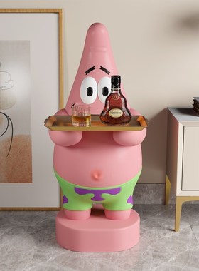 比奇堡扛派大星电视柜旁边客厅沙发艺术落地大型摆件大.号乔迁礼