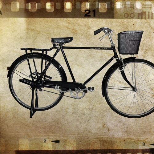 二八大杠复古自行车28大杠传统老T式二八大铁驴