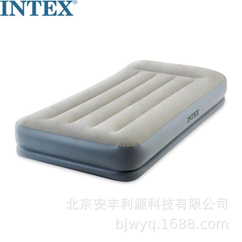 INTEX 64116 单人充气床垫气垫床内置电泵冲气床加厚