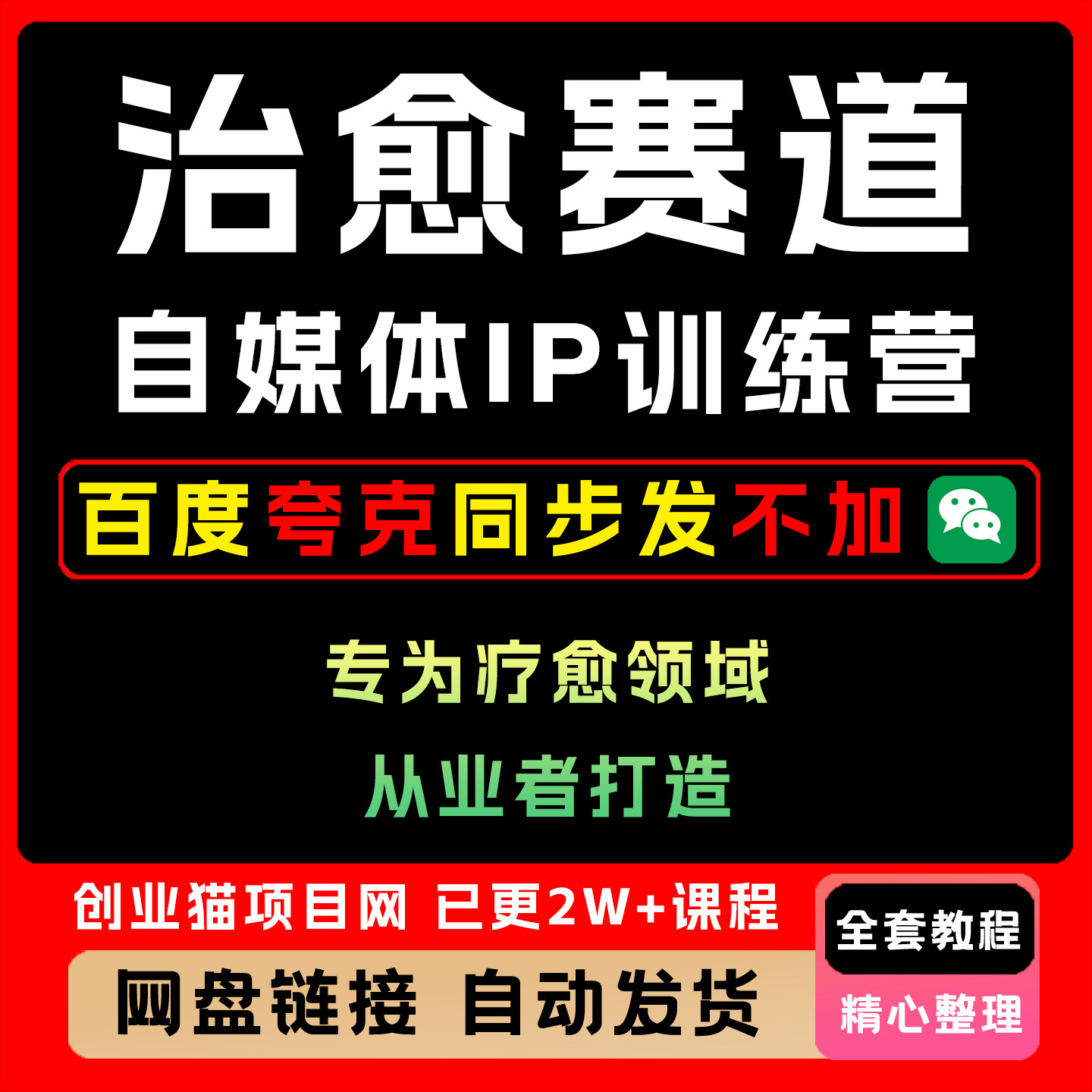 2025 治愈自媒体IP训练营为疗愈领域从业者全套详细教程