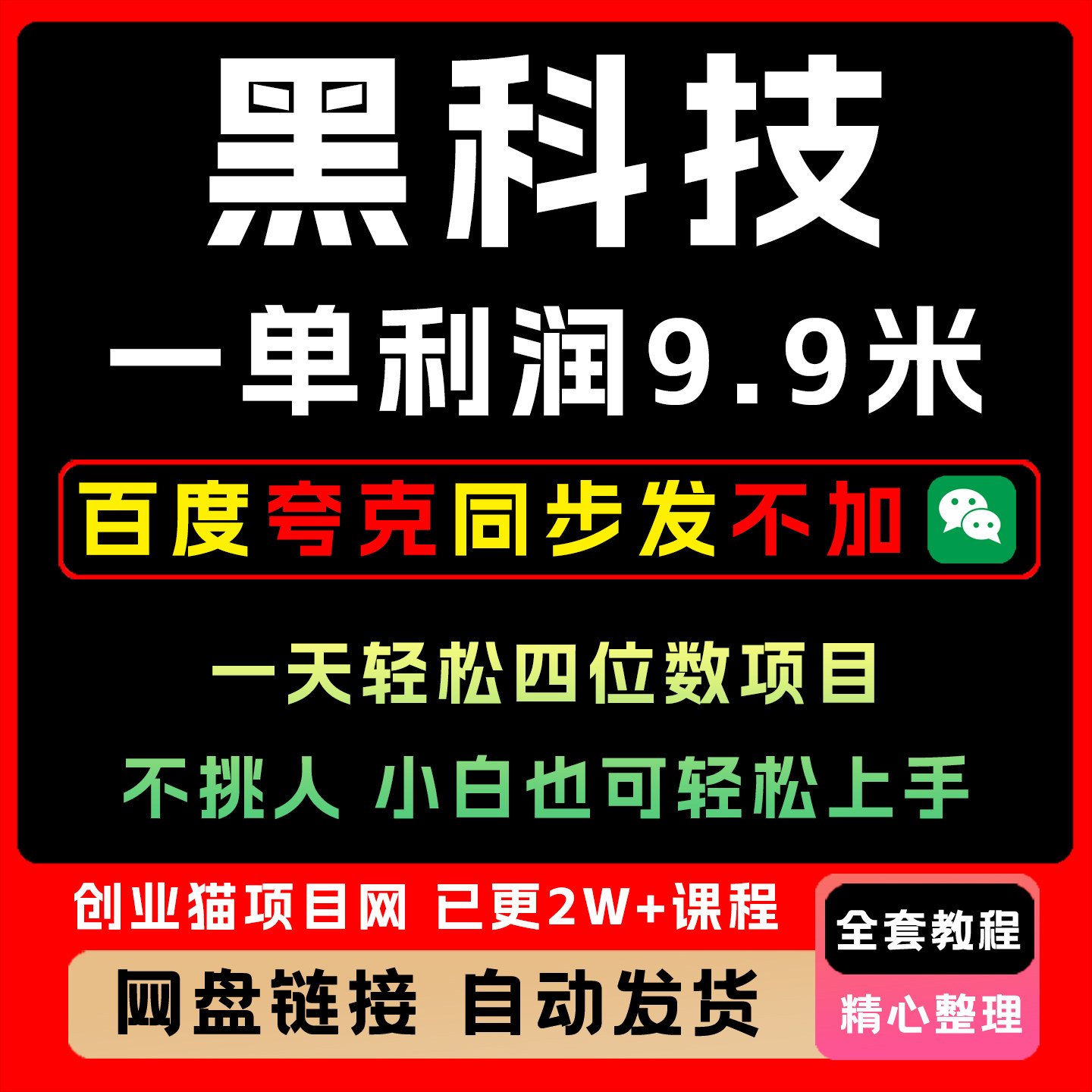 2025黑科技一单利润9.9米，一天轻松四位数项目小白也可轻松上手
