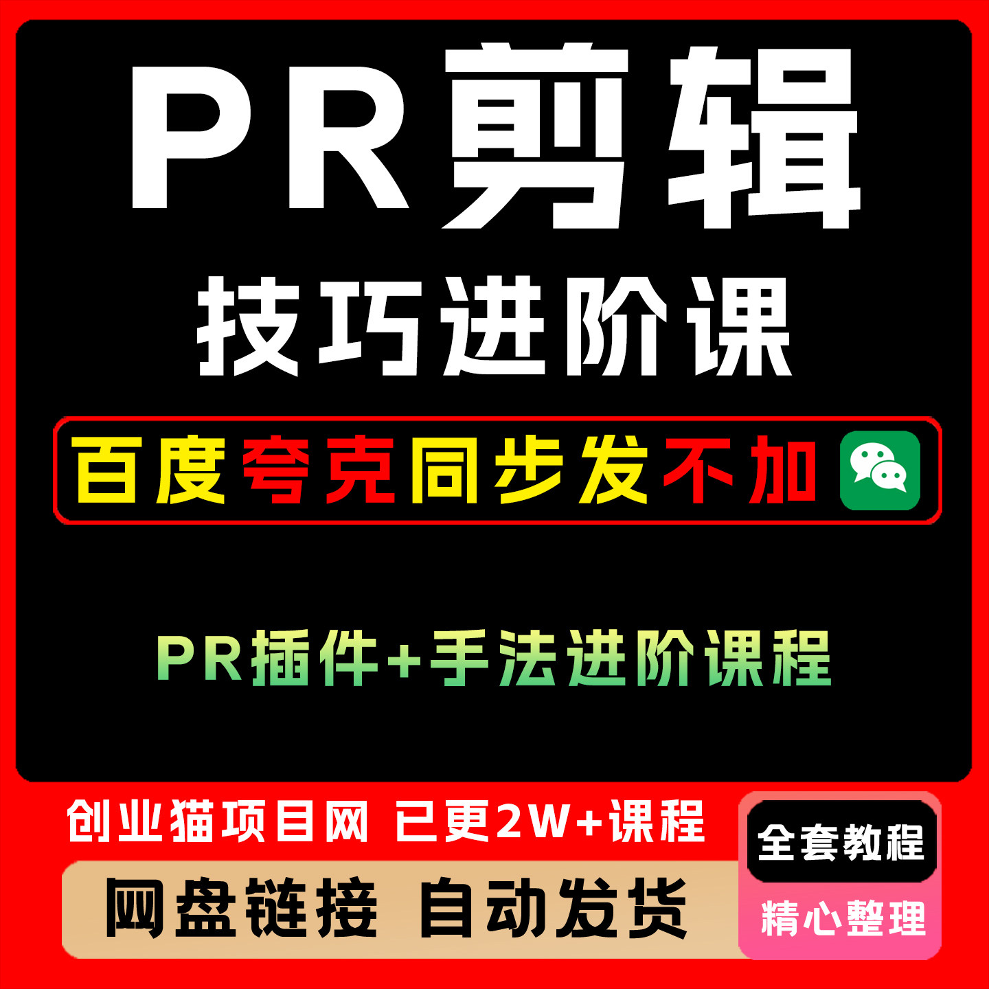 2025年PR剪辑技巧进阶课 PR插件+手法进阶课程