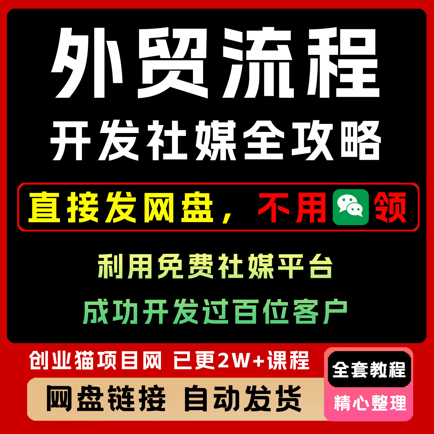 2025外贸流程开发社媒全攻略,利用免费社媒平台成功开发过百位客