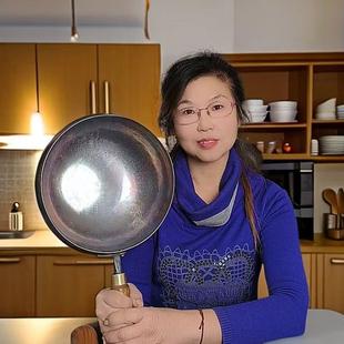 迷你元 唐一社新款 宝锅小炒锅手工锻打无涂层 TA1纯钛大肚锅