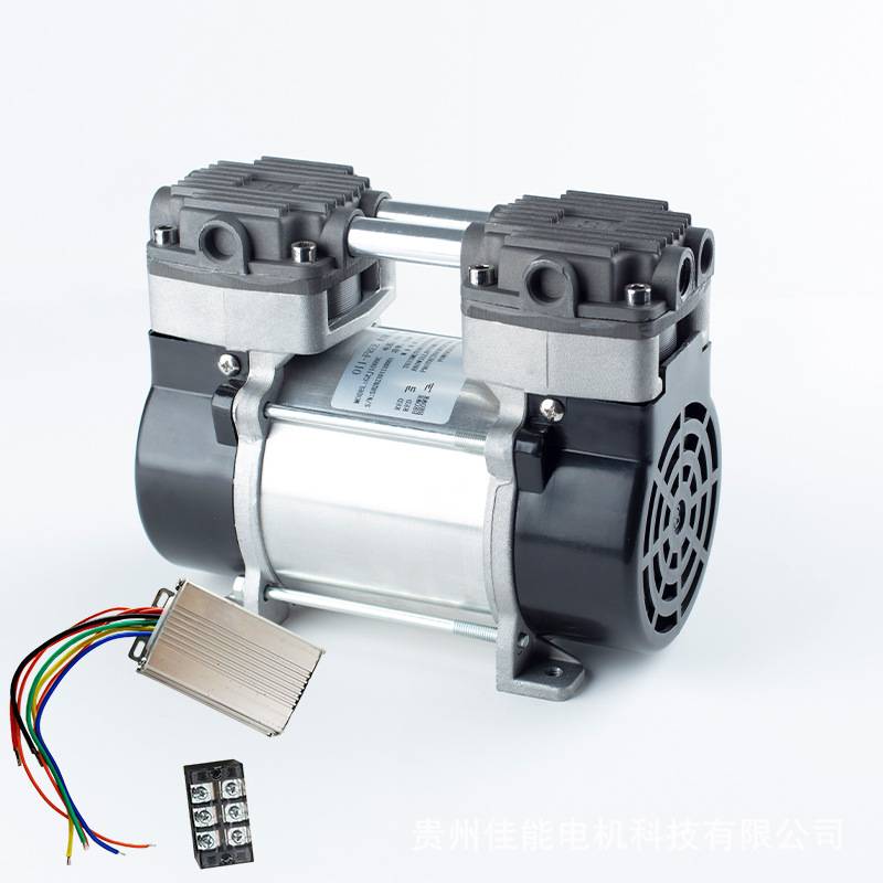 锦穗科技12V24V200W车载直流压缩机静音无油微型气泵小型空压机