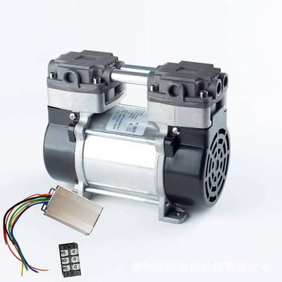 锦穗科技12V24V200W车载直流压缩机静音无油微型气泵小型空压机