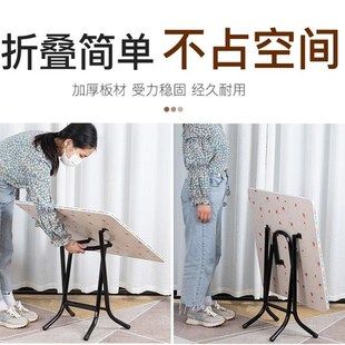 站立桌 小桌子长方形 出租房阳台小餐桌吃饭桌 矮