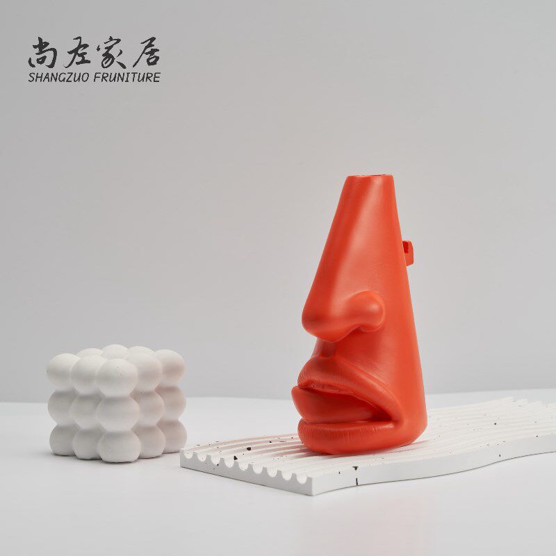 插瓶眼镜架树脂工艺品创意眼镜支架家装家居办公桌搞怪饰品