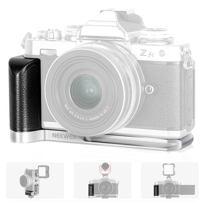 纽尔适用Nion尼康微单Zf手相L型竖拍L板 经典复古皮革涂层握把 带