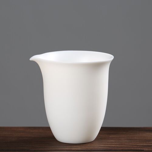 熹言 功夫茶公道杯羊脂玉瓷白瓷茶海茶具分茶器公杯